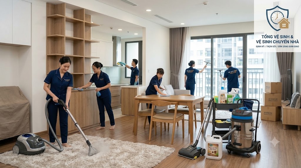 Tổng vệ sinh / Vệ sinh chuyển nhà