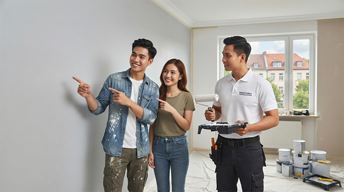 Sơn tường, trần & hoàn thiện bề mặt