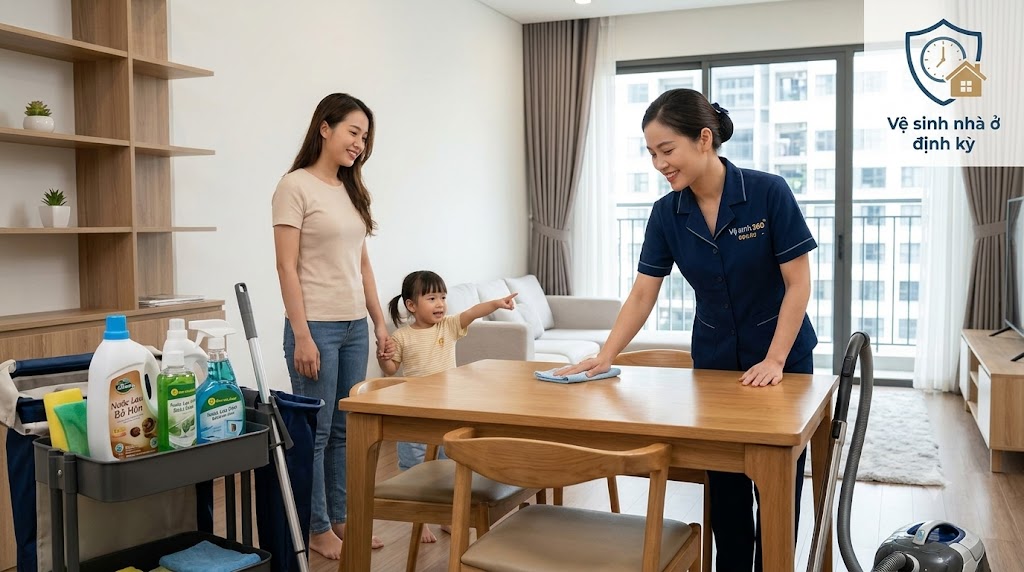 Vệ sinh nhà ở định kỳ