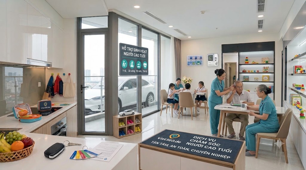 Hỗ trợ người cao tuổi trong sinh hoạt